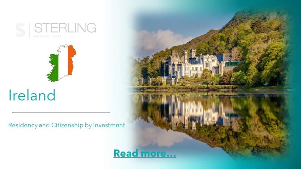 Irish residency and citizenship by investment read more