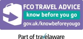 UK Foreign and Commonwealth Office badge to tell people what they need to know before they emigrate.